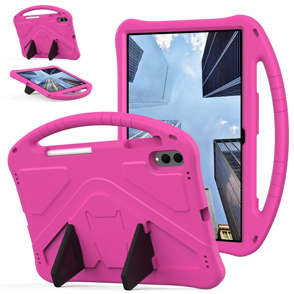 Kinder/Airbag Silikon Hülle/Case mit integriertem Ständer und Griff für Samsung Galaxy Tab S11 Ultra, S11, S10 Ultra, S10 Plus, S10 FE Plus, S10 FE, S10 Lite | ZITOCASES®