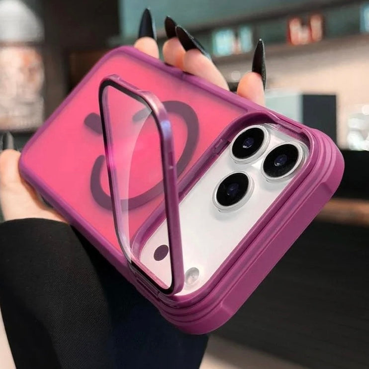 Matte MagSafe/Magnet Hülle/Case mit klappbarer Kameraabdeckung für iPhone 17 Pro, 17 Pro Max | ZITOCASES®