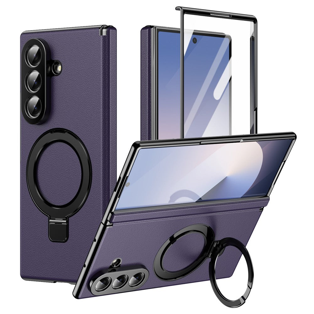Kunstleder Vollschutz MagSafe/Magnet Hülle/Case mit integriertem Ständer für Samsung Galaxy Z Fold 8 Ultra | ZITOCASES®