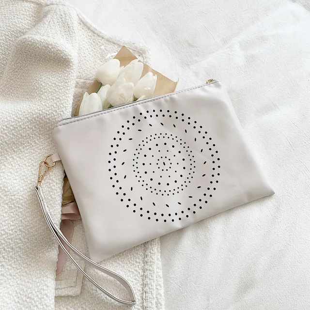 Mandala-Blumen Design Kunstleder Clutch/Tasche | ZITOCASES®