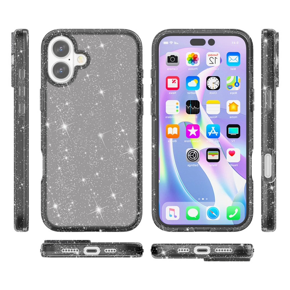 Bunte/Transparente Glitzer Silikon Hülle/Case für iPhone 17 | ZITOCASES®