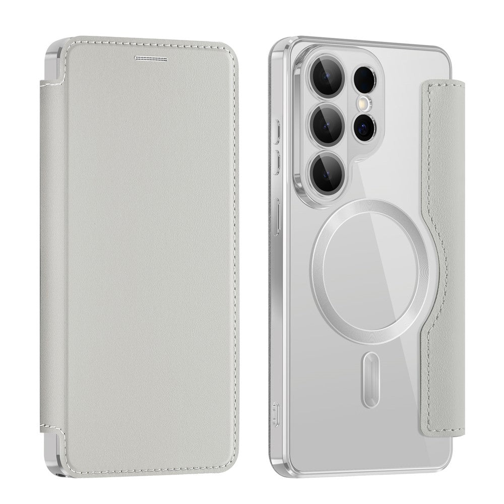 Bunte Kunstleder MagSafe/Magnet Klapp Hülle/Flip Case für Samsung Galaxy S26, S26 Plus, S26 Ultra