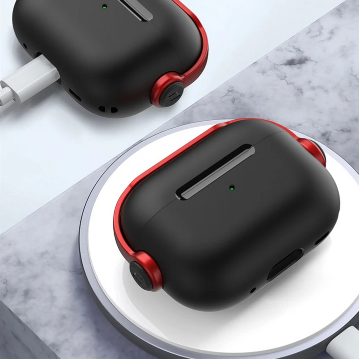 Bunte Plastik Hülle/Case inkl. Sicherheitsbügel für AirPods Pro 1, 2 | ZITOCASES®