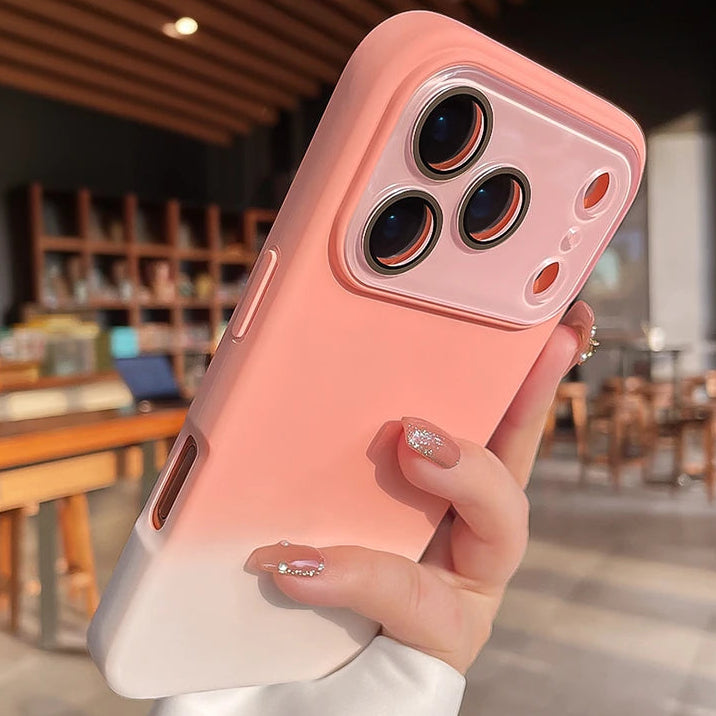 Matte/Farbverlauf Silikon Hülle/Case mit Kameraabdeckung für iPhone 17 Pro, 17 Pro Max | ZITOCASES®