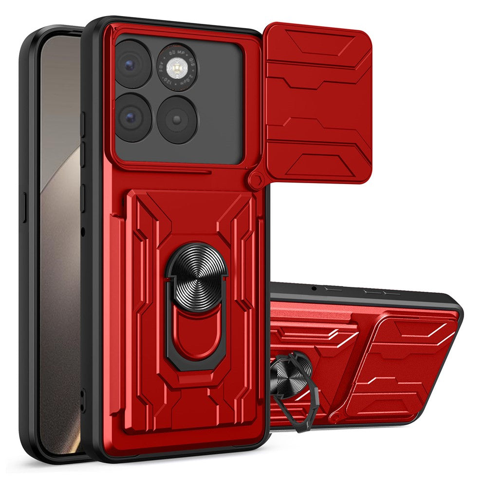 Kamera Schutz Outdoor/Magnet Hülle/Case mit Kartenfach für Motorola Edge 70