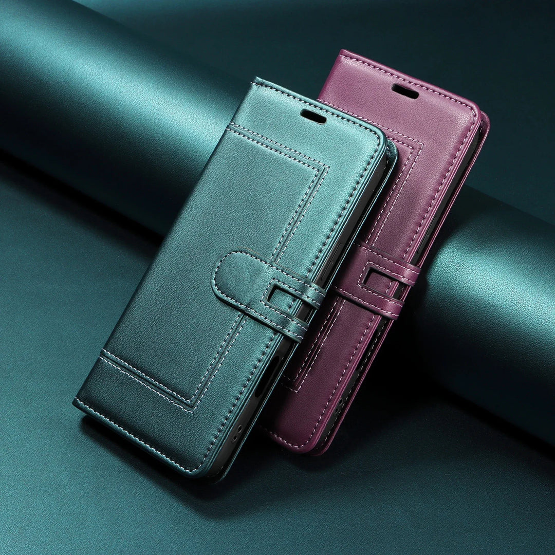 Mehrteilige/Design-Naht Kunstleder Klapp Hülle/Flip Case für Samsung Galaxy S26, S26 Plus, S26 Ultra