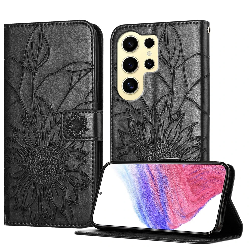 Blumen Kunstleder Klapp Hülle/Flip Case für Samsung Galaxy S26, S26 Plus, S26 Ultra | ZITOCASES®