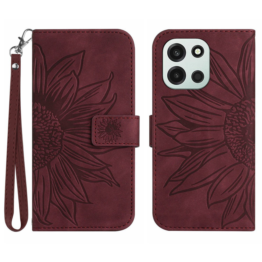 Mandala-Blumen Kunstleder Klapp Hülle/Flip Case für OnePlus Nord 6 | ZITOCASES®