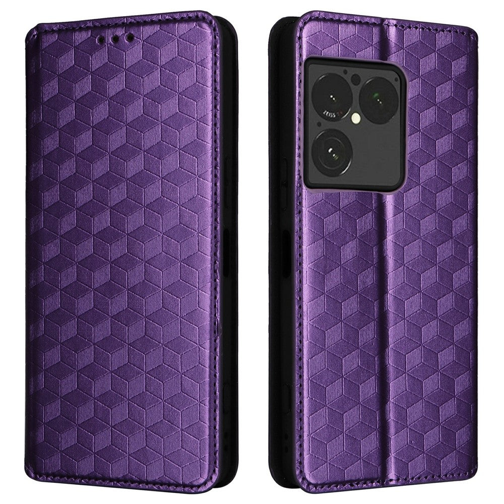 Kunstleder Geometrie-Muster Klapp Hülle/Flip Case für Sony Xperia 1 VIII | ZITOCASES®