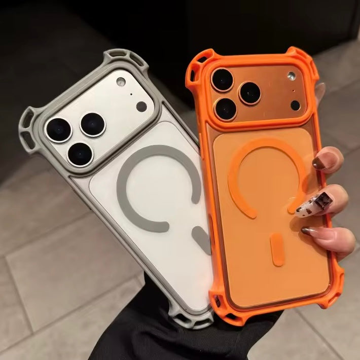 Kratzfeste Transparente Silikon/Airbag MagSafe/Magnet Hülle/Case für iPhone 17 Pro, 17 Pro Max | ZITOCASES®