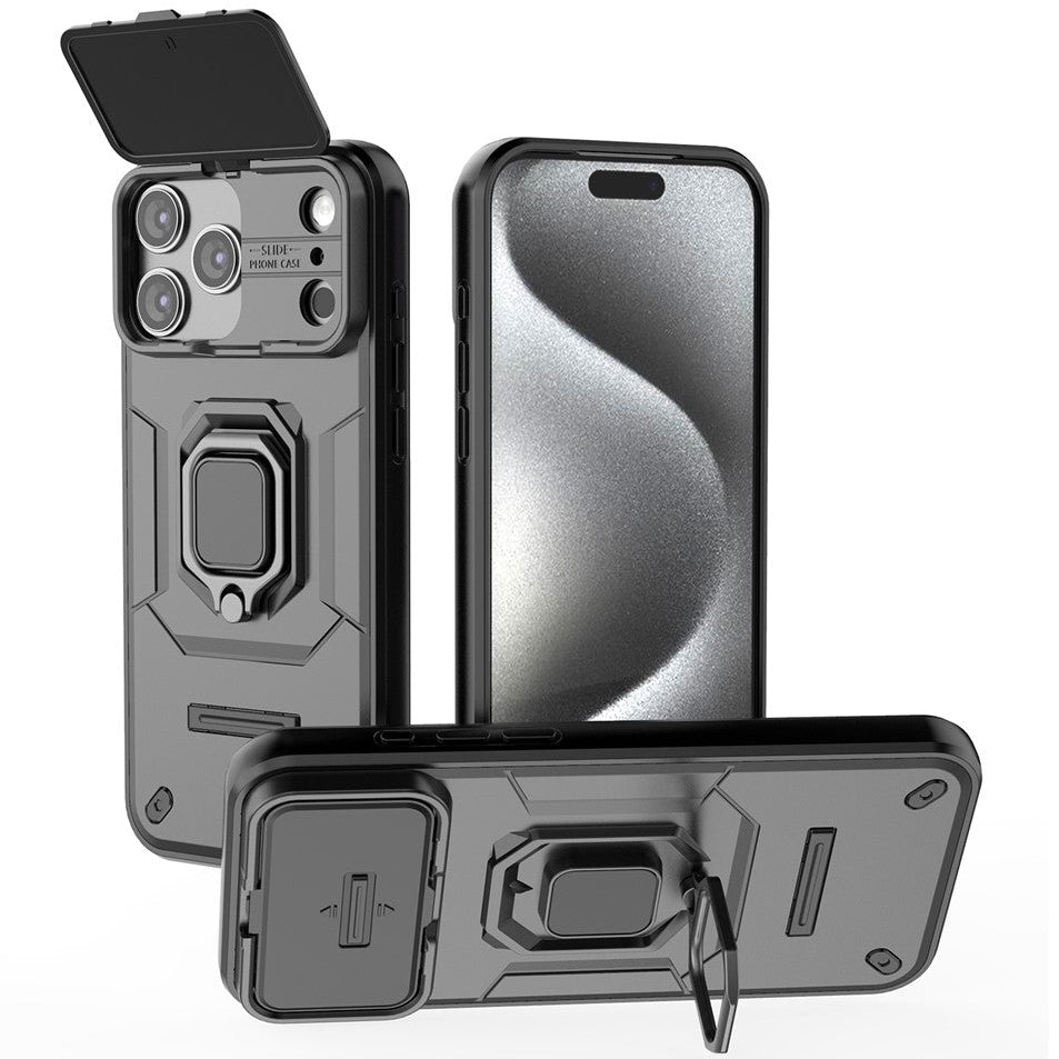 Robuste Outdoor/Magnet Hülle/Case mit klappbarer Kameraabdeckung für iPhone 18 Pro, 18 Pro Max | ZITOCASES®