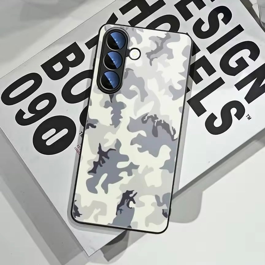 Camouflage Tarnfarben Panzerglas Hülle/Case für Samsung Galaxy S24, S24 Plus, S24 Ultra, S24 FE, S23 FE, S23, S23 Plus, S23 Ultra, S22, S22 Plus, S22 Ultra, S21 FE, S21, S21 Plus, S21 Ultra, S20, S20 Plus, S20 Ultra, S20 FE, S10, Note 20 | ZITOCASES®