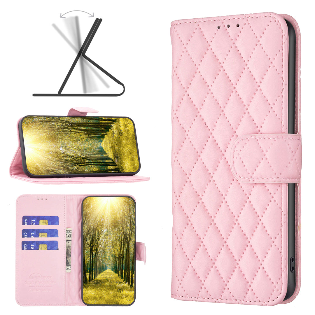 Karierte Kunstleder Klapphülle/Flipcase für Oppo Find X10, X10 Pro Max