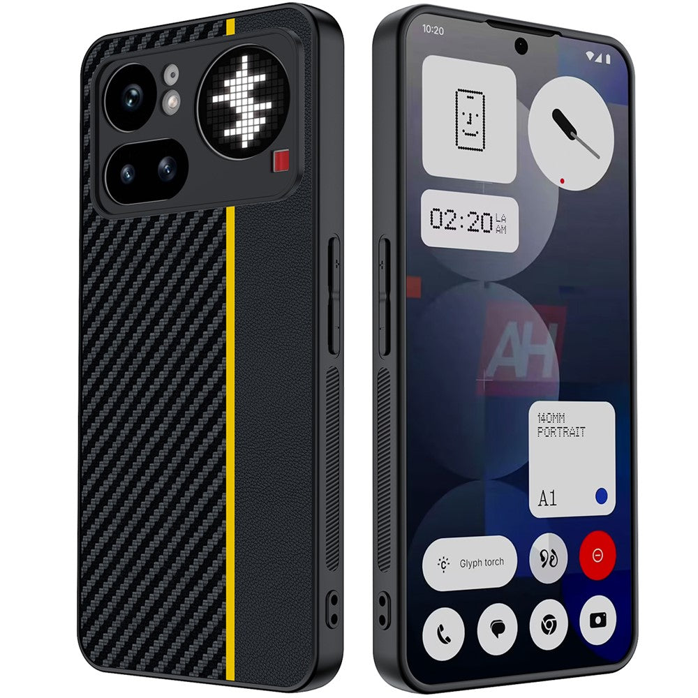 Kunstleder/Carbon Optik Hülle/Case für Nothing Phone (4a) Pro | ZITOCASES®