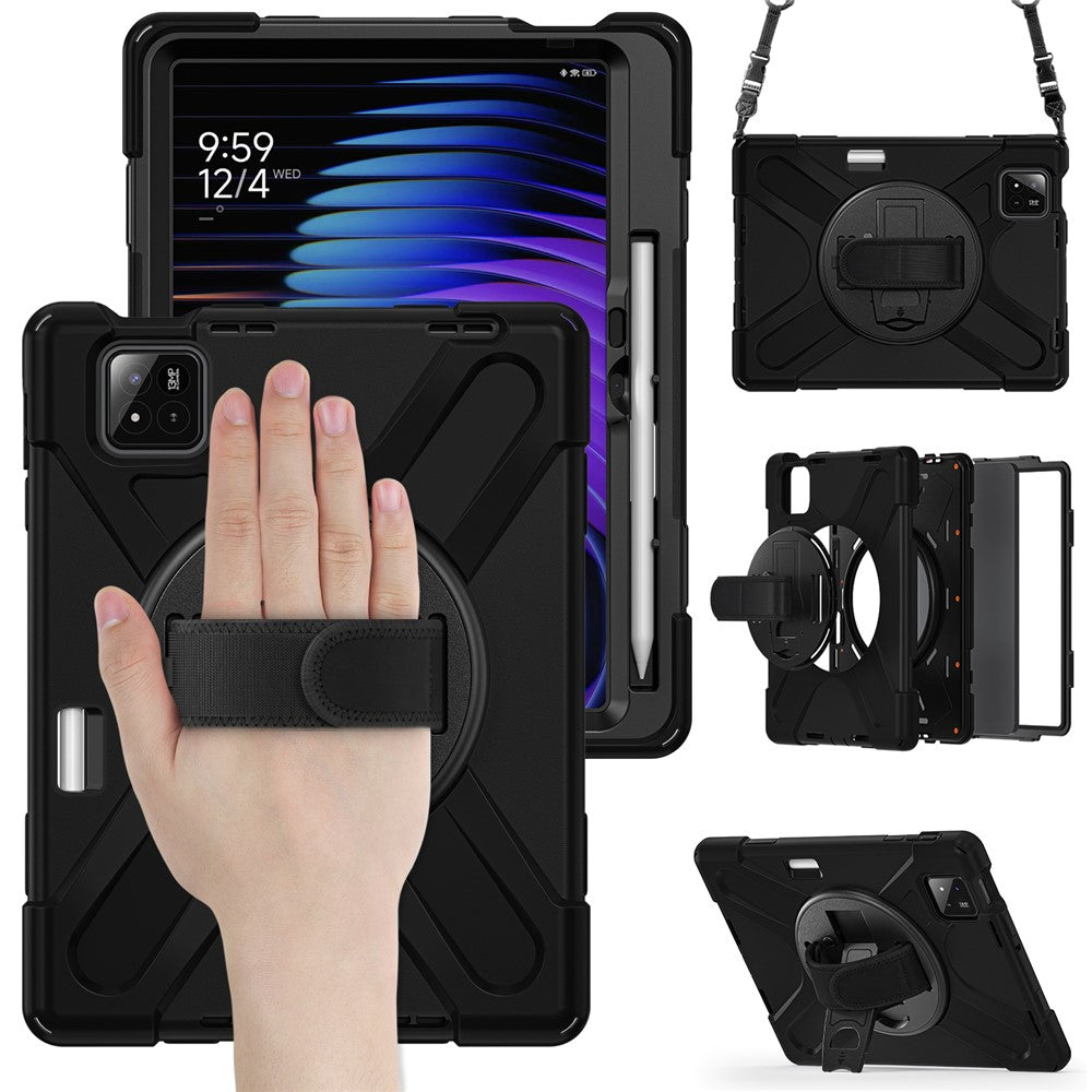 Dreiteilige Outdoor/Airbag Hülle/Case inkl. Gurt und Halteband für Xiaomi Pad 8, 8 Pro, 7S Pro, 7 Pro, 7 Ultra, 7, 6S Pro, 6 Pro, 6 | ZITOCASES®