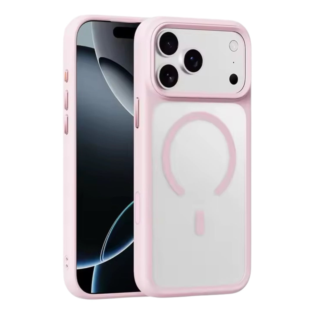 Matte/Transparente MagSafe/Magnet Silikon Hülle/Case mit farbigen Akzenten für iPhone 17 Pro, 17 Pro Max | ZITOCASES®