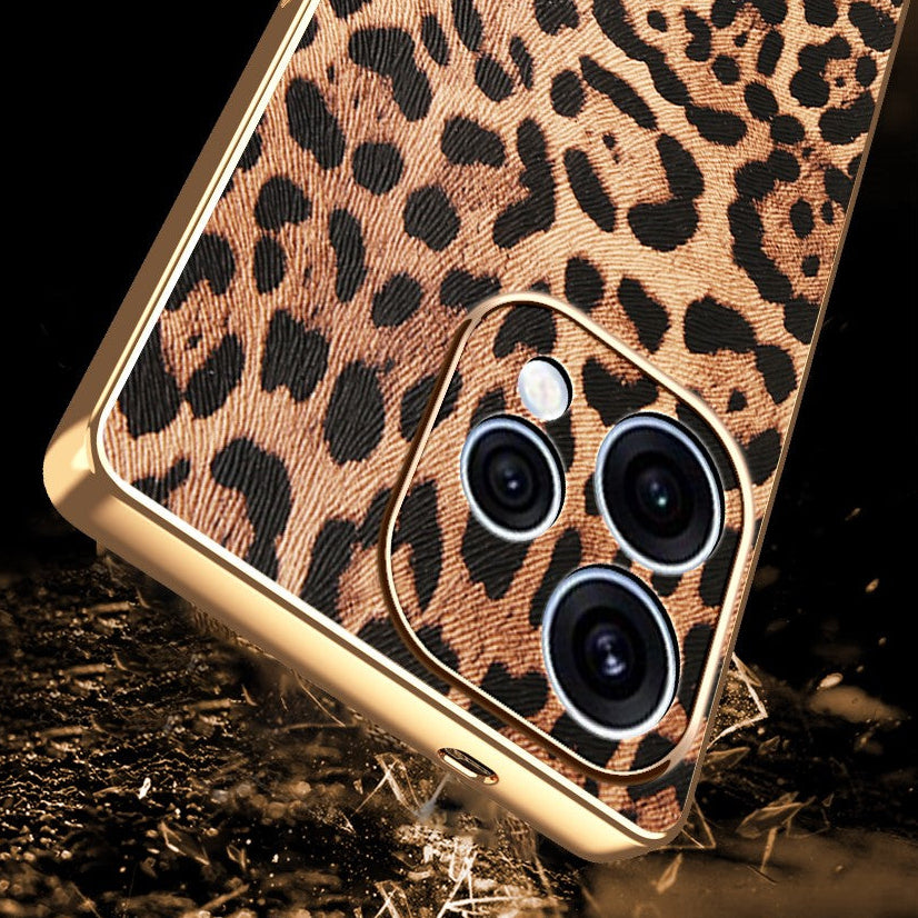 Kunstleder/Leopard Silikon Hülle/Case für Oppo Reno 15, 15 Pro, 15 FS, 15 F | ZITOCASES®