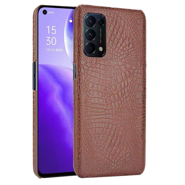 Krokodil-Leder Optik Hülle/Case verschiedene Farben für Oppo A, Reno 12, 11, 10, 9-Serie | ZITOCASES®