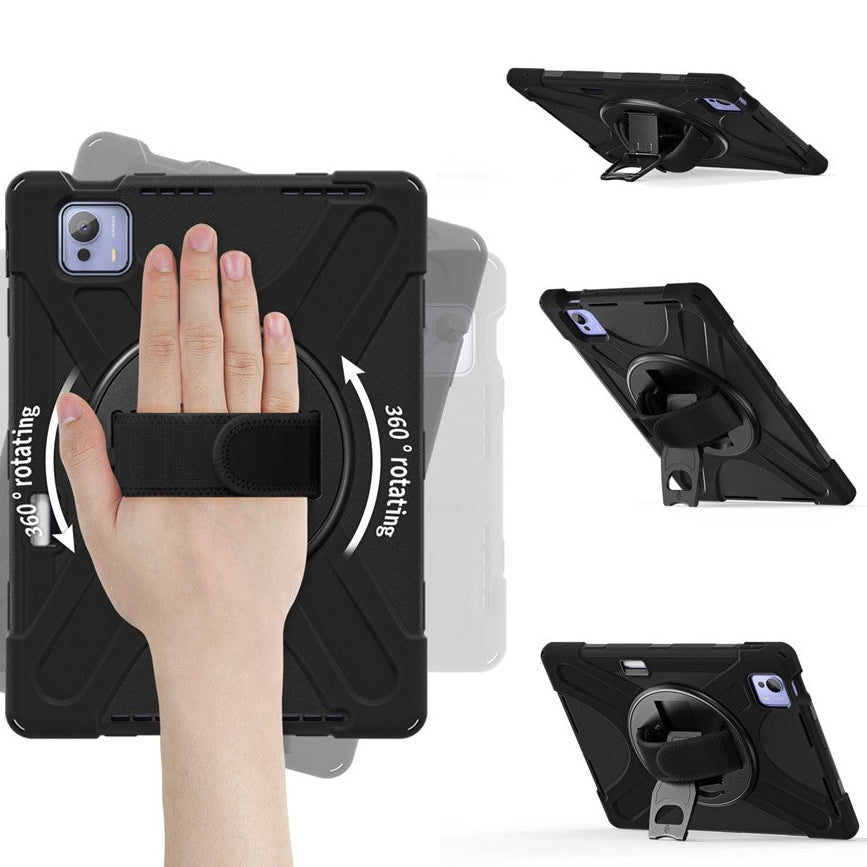 Dreiteilige Outdoor/Airbag Hülle/Case inkl. Gurt und Halteband für Xiaomi Pad 8, 8 Pro, 7S Pro, 7 Pro, 7 Ultra, 7, 6S Pro, 6 Pro, 6 | ZITOCASES®