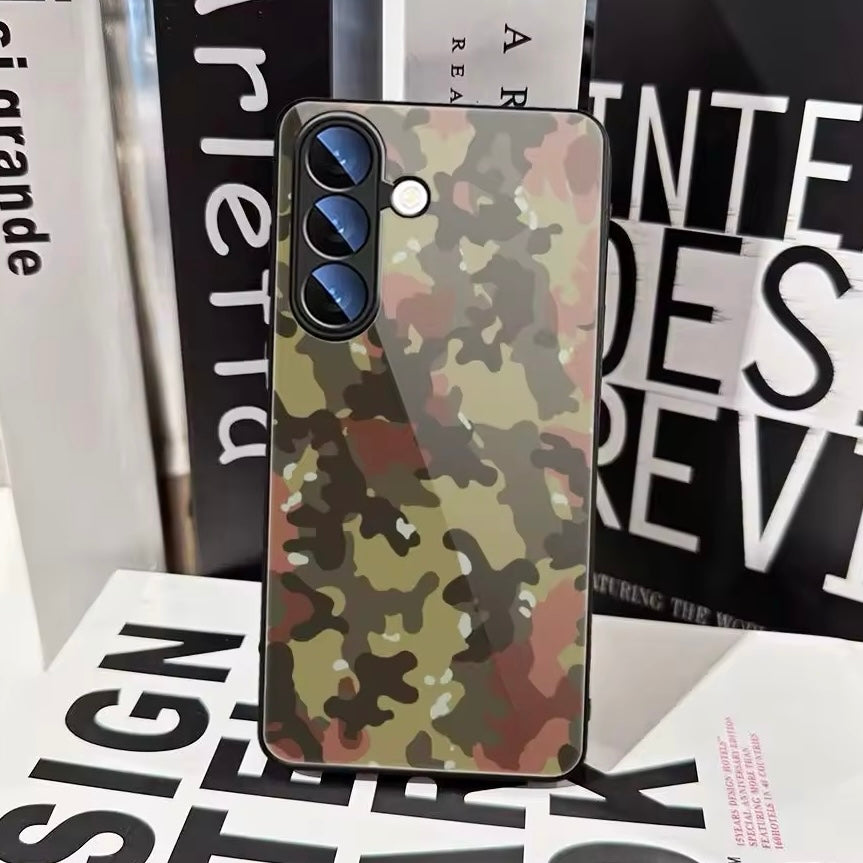 Camouflage Tarnfarben Panzerglas Hülle/Case für Samsung Galaxy S25, S25 Plus, S25 Ultra, S24, S24 Plus, S24 Ultra, S24 FE, S23 FE, S23, S23 Plus, S23 Ultra, S22, S22 Plus, S22 Ultra, S21 FE | ZITOCASES®