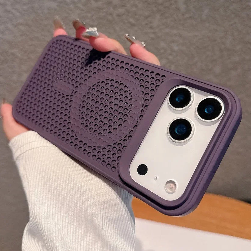 Gelochte/Wärmeableitende MagSafe/Magnet Silikon Hülle/Case für iPhone 17 Pro, 17 Pro Max | ZITOCASES®