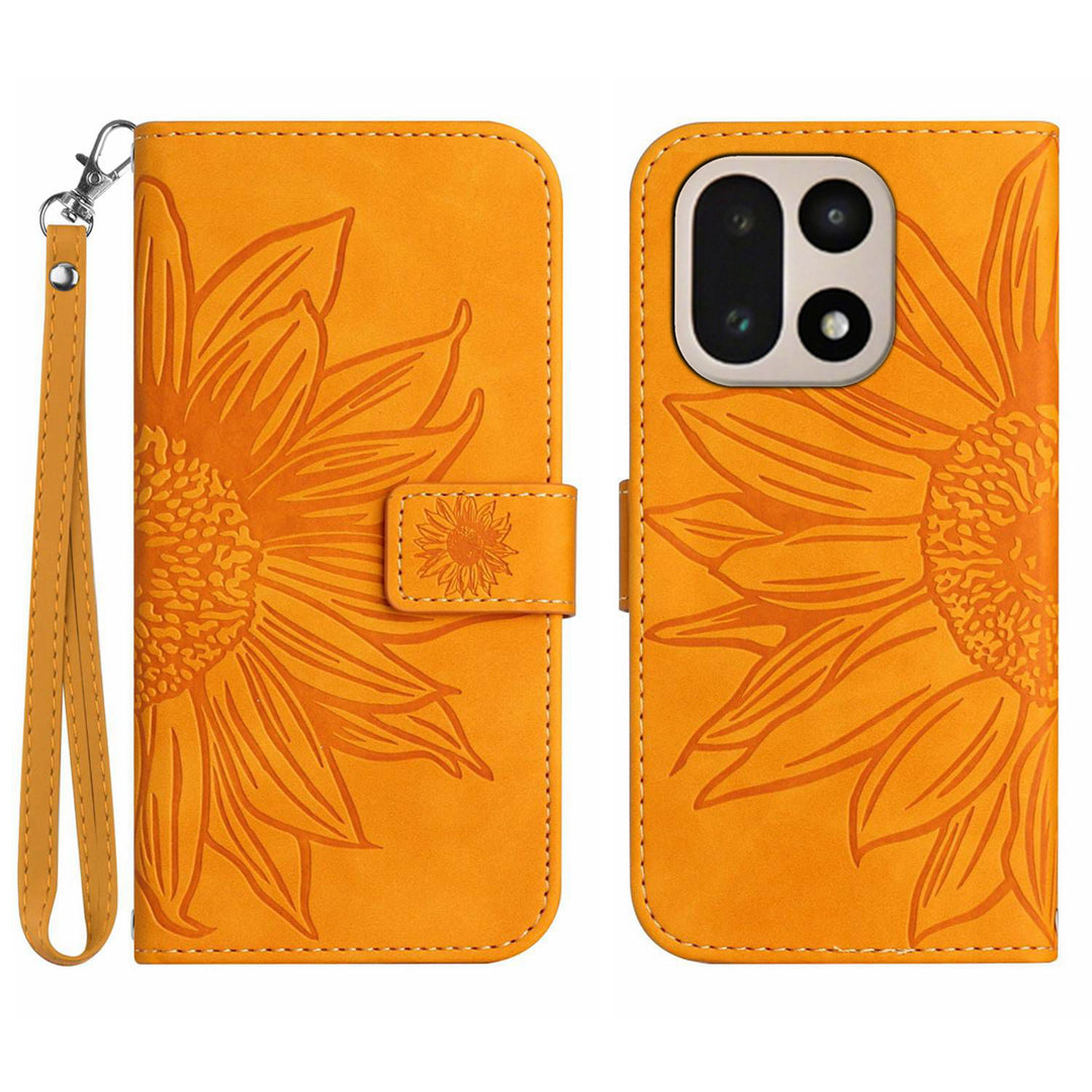 Blumen Motiv Kunstleder Klapp Hülle/Flip Case für OnePlus 15 | ZITOCASES®