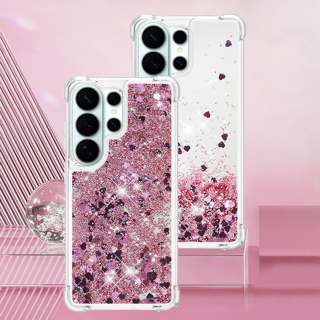 Liquid Schwimmende Glitzer Flakes Hülle/Case für Samsung Galaxy S26, S26 Plus, S26 Ultra | ZITOCASES®