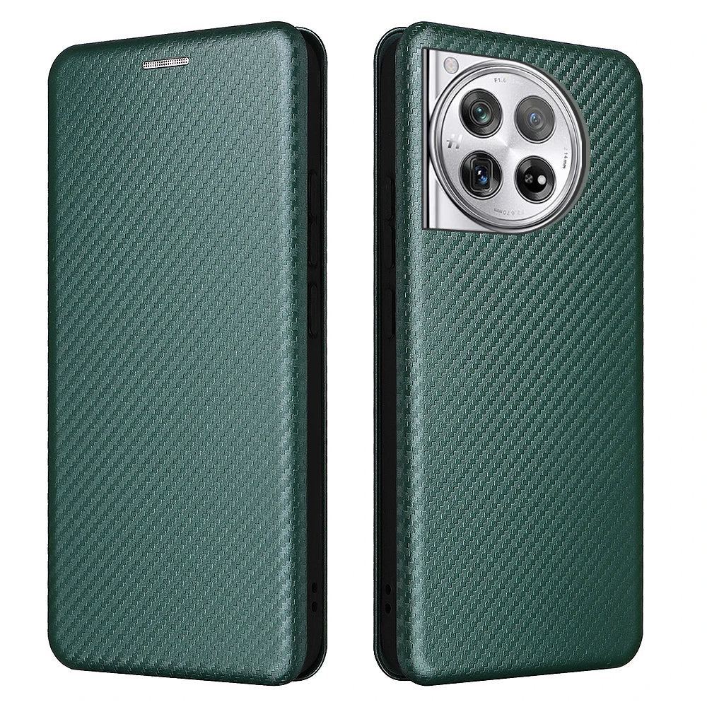 Kunstleder Carbon Klapp Hülle/Flip Case für OnePlus 12R, 12, 11, 10, 9-Serie | ZITOCASES®