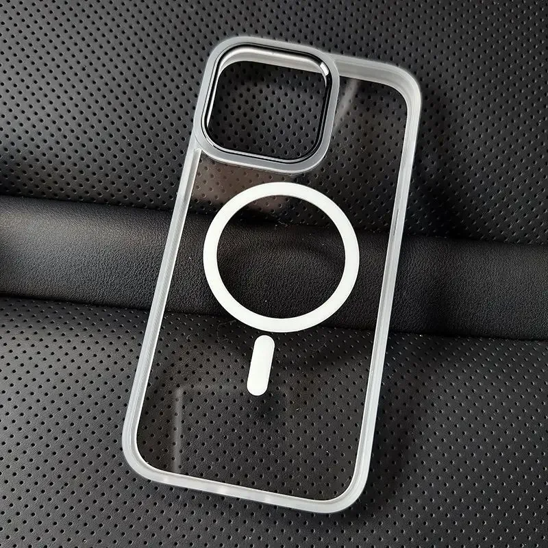 Dünne Transparente Plastik MagSafe/Magnet Hülle/Case für iPhone 13, 12-Serie | ZITOCASES®