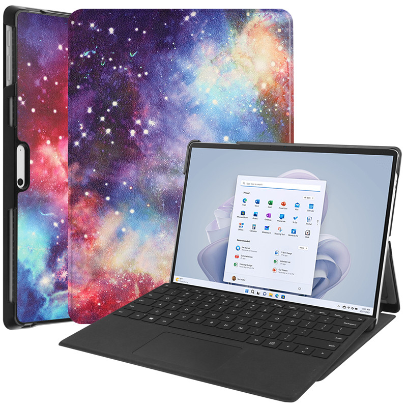 Bunte Kunstleder Hülle/Case für Microsoft Surface Pro 9, 8, 7, 7 Plus, 6, 5, 4, 3, Go 3 | ZITOCASES®