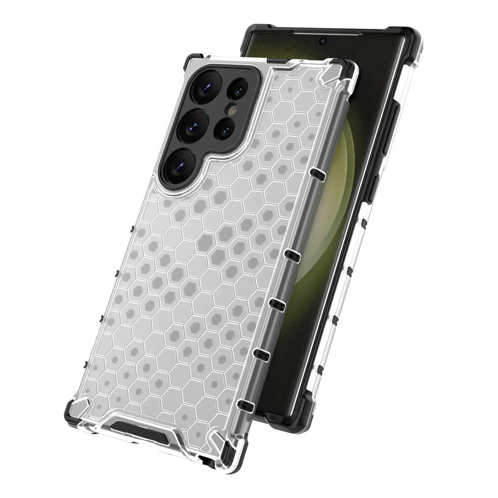 Hybrid/Waben Hülle/Case verschiedene Farben für Samsung Galaxy S25, S25 Plus, S25 Ultra, S24, S24 Plus, S24 Ultra, S24 FE, S23 FE, S23, S23 Plus, S23 Ultra, S22, S22 Plus, S22 Ultra, S21 FE, S21, S21 Plus, S21 Ultra, S20, S20 Plus, S20 Ultra, S20 FE, S10 | ZITOCASES®