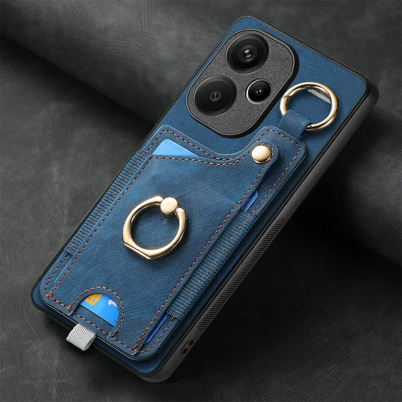 Kunstleder Kartenfach Hülle/Case inkl. Ring für Xiaomi 14, 13-Serie | ZITOCASES®