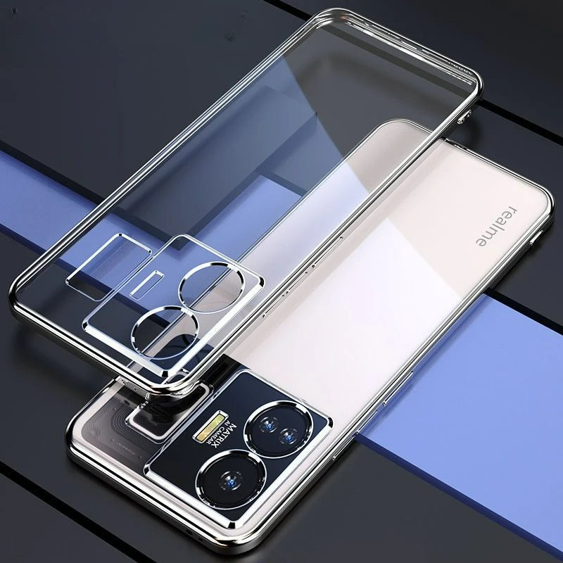 Transparent/Chrom Soft Hülle/Case verschiedene Farben für Realme GT 6, 6T, NEO 5, 3T, 3, 2, Master Edition, Narzo 50, 30, X50, X2 Pro, X2, C55, C51, C35, C33 C31, C30, C25Y, C21Y, C11, 12 Pro Plus, 12 Plus, 12 Pro, 12, 9 Pro Plus, 9 Pro, 9i, 8 Pro, 8i, 8 | ZITOCASES®