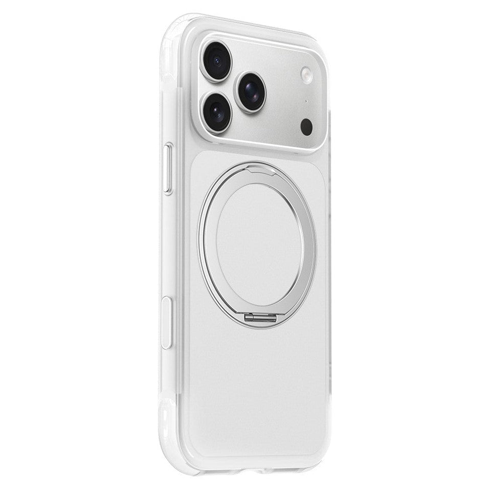 Stoßabsorbierende/Matte Doppel-Airbag MagSafe/Magnet Silikon Hülle/Case mit integriertem Ständer für iPhone 18 Pro, 18 Pro Max