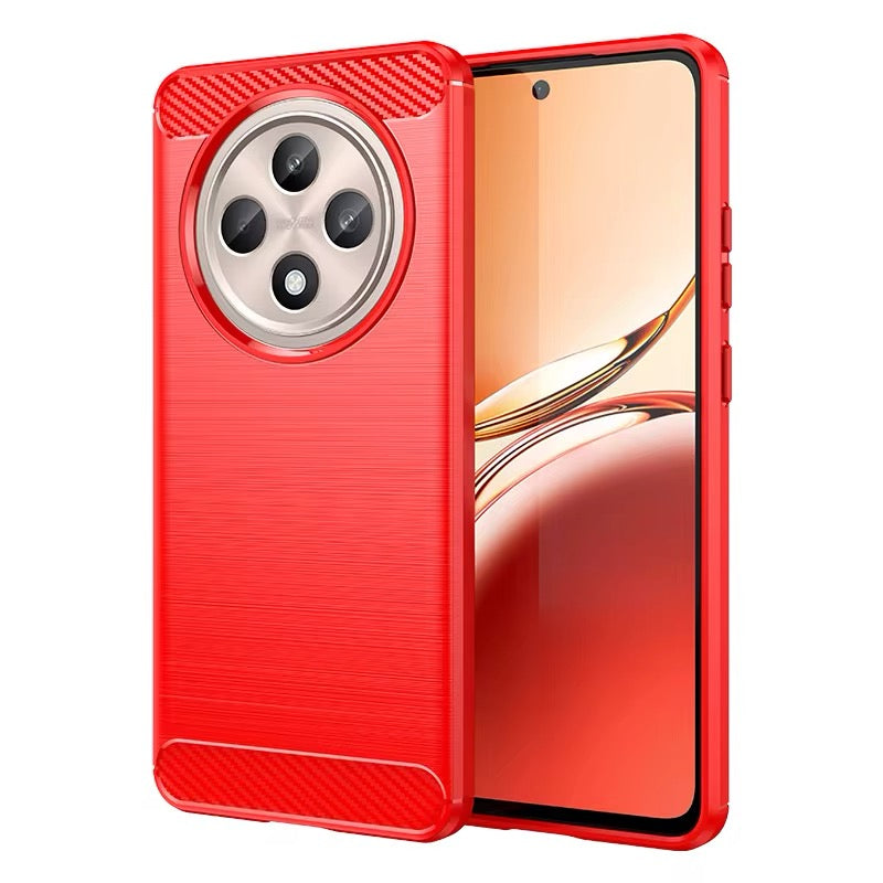 Edle Carbon Akzente Soft Hülle/Case verschiedene Farben für Oppo Reno 13,12, 11, 10, A, F-Serie | ZITOCASES®