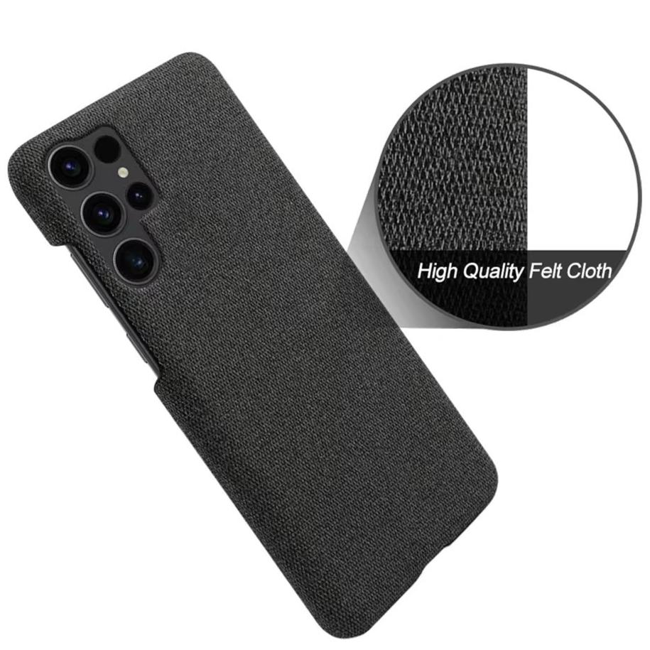 Stoff überzogene Soft Hülle/Case für Samsung Galaxy S25, S25 Plus, S25 Ultra, S24, S24 Plus, S24 Ultra, S24 FE, S23 FE, S23, S23 Plus, S23 Ultra, S22, S22 Plus, S22 Ultra, S21 FE, S21, S21 Plus, S21 Ultra, S20, S20 Plus, S20 Ultra, S20 FE, S10, S10 Lite | ZITOCASES®