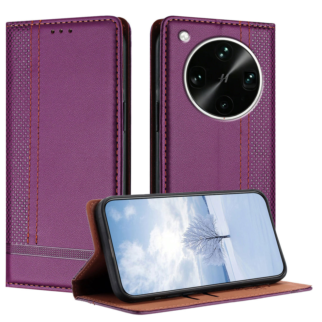 Karierte Kunstleder Klapp Hülle/Flip Case für Oppo Find X9 Ultra | ZITOCASES®