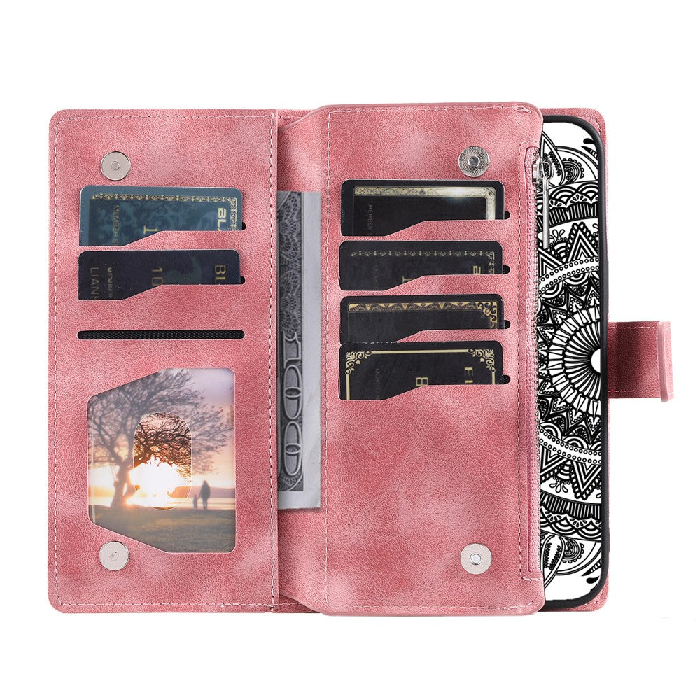 Mandala-Blumen Kunstleder Brieftaschen Hülle/Case für Nothing Phone (4a) Pro | ZITOCASES®