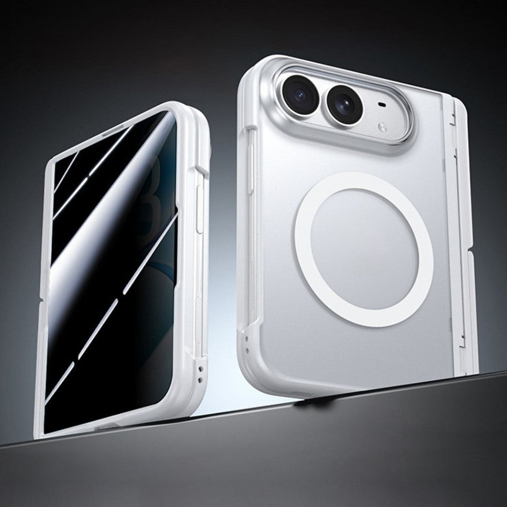 Matte/Transparente Vollschutz [SICHTSCHUTZ] MagSafe/Magnet Hülle/Case mit integriertem Ständer für iPhone Ultra | ZITOCASES®