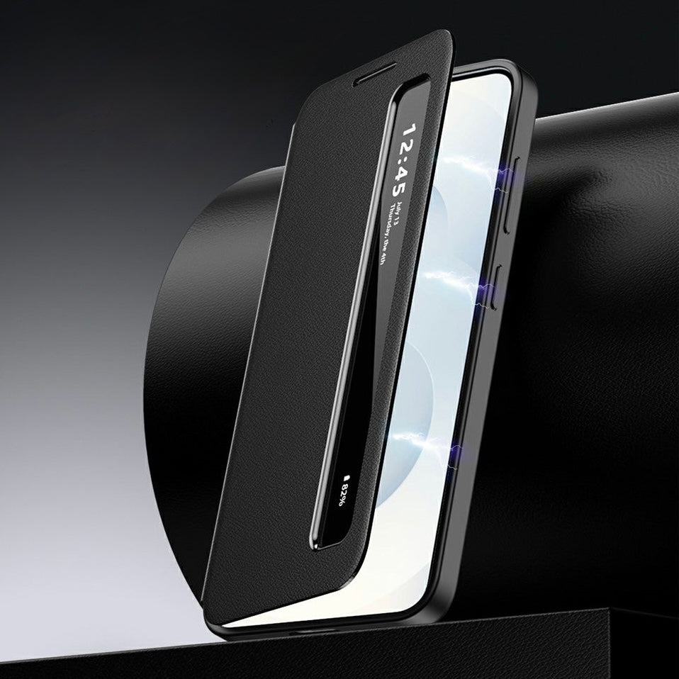 Kunstleder Klapp Hülle/Flip Case mit Sichtfenster für Samsung Galaxy S25, S25 Plus, S25 Ultra, S25 Edge, S25 FE, S24, S24 Plus, S24 Ultra, S24 FE,S23 FE, S23, S23 Plus, S23 Ultra, S22, S22 Plus, S22 Ultra, S21 FE, S21, S21 Plus, S21 Ultra | ZITOCASES®