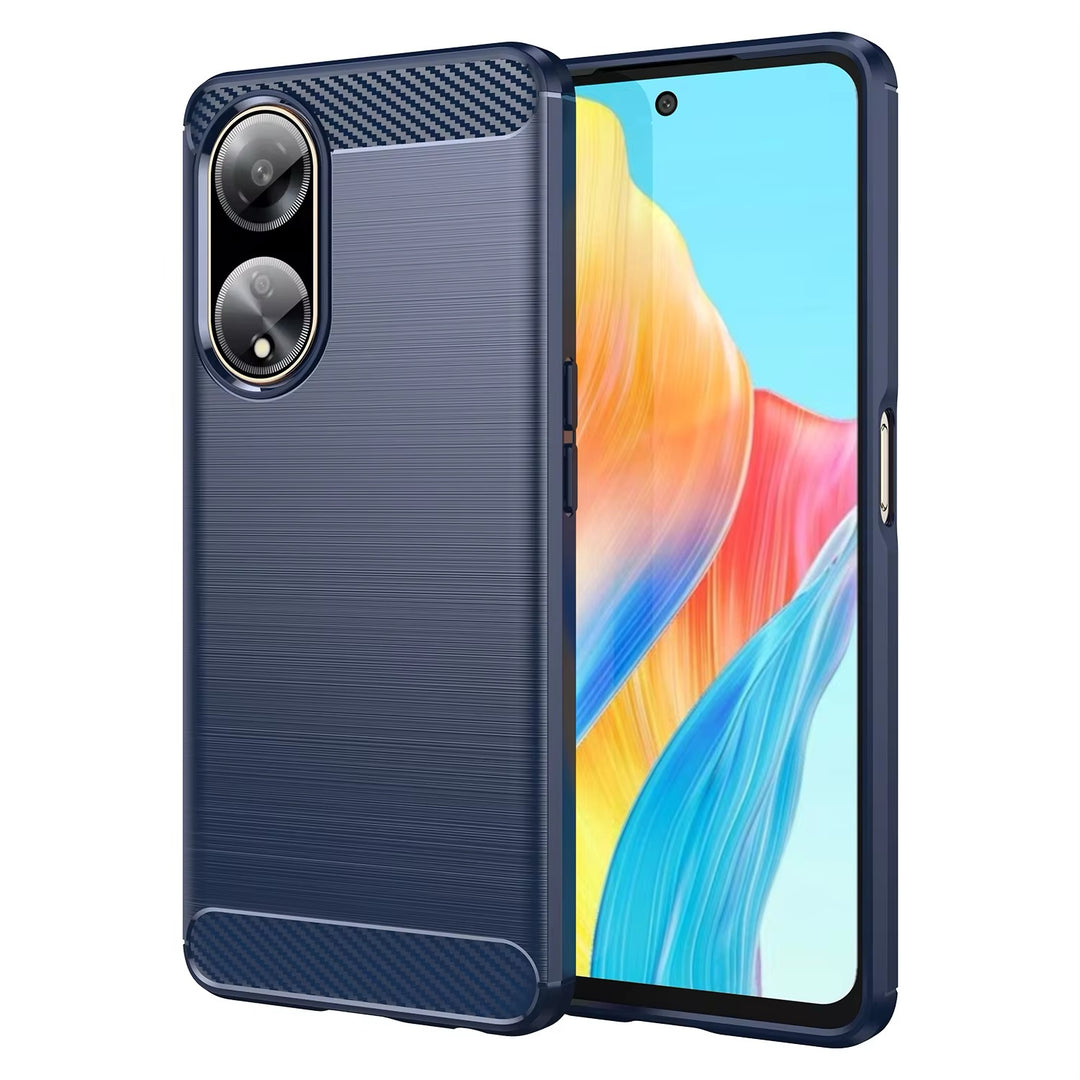 Edle Carbon Akzente Soft Hülle/Case verschiedene Farben für Oppo Reno 13,12, 11, 10, A, F-Serie | ZITOCASES®