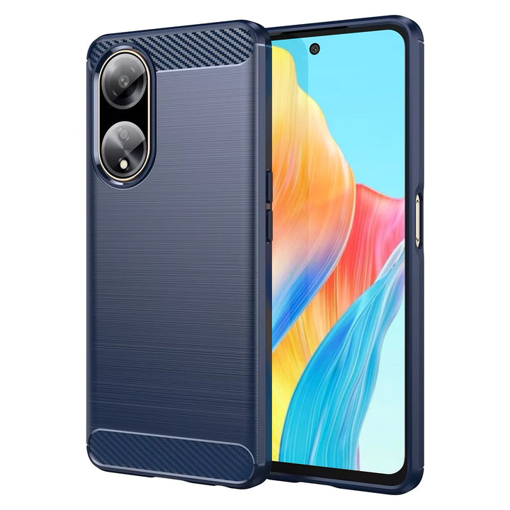 Edle Carbon Akzente Soft Hülle/Case verschiedene Farben für Oppo Reno 12, 11, 10, A, F-Serie | ZITOCASES®