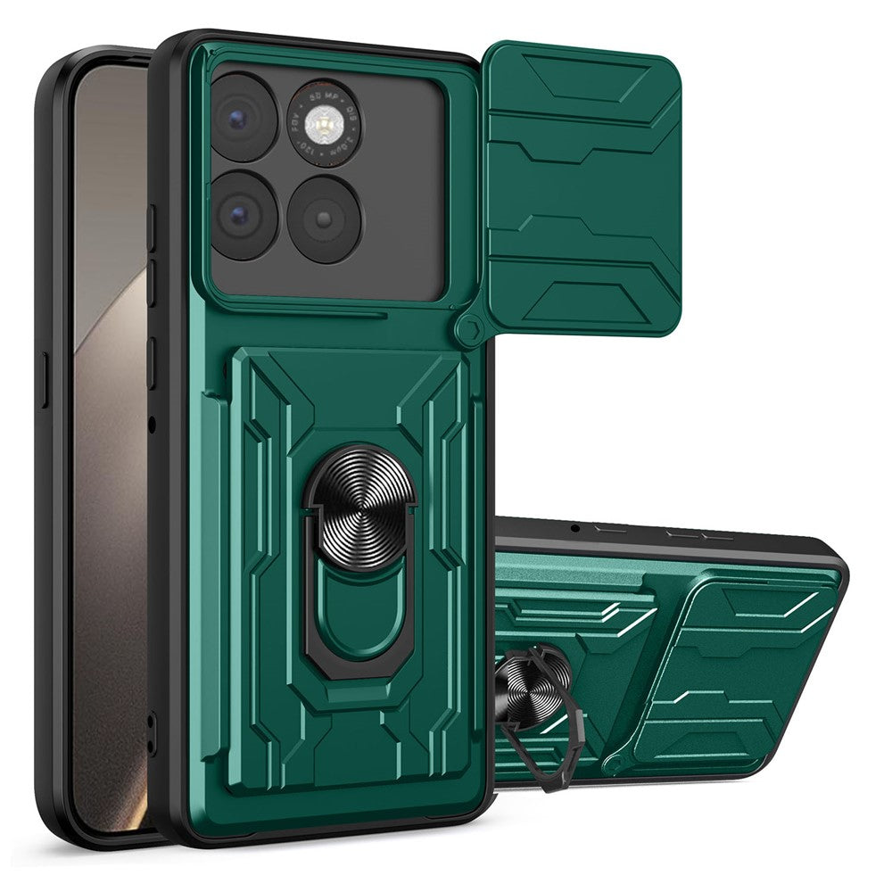 Kamera Schutz Outdoor/Magnet Hülle/Case mit Kartenfach für Motorola Edge 70