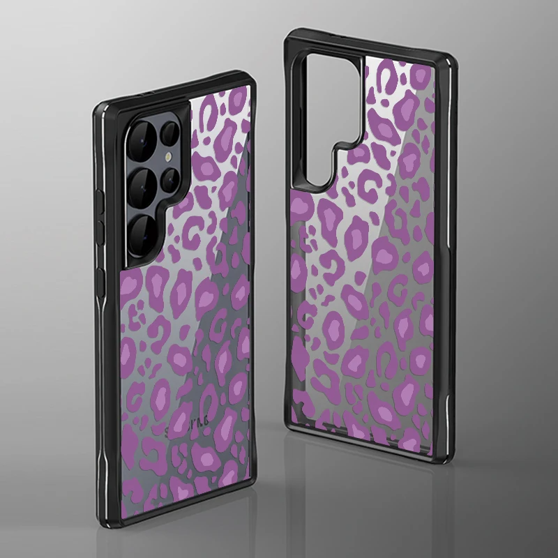 Transparente Leopard Silikon Hülle/Case für Samsung Galaxy S25, S24, S23, Note-Serie | ZITOCASES®