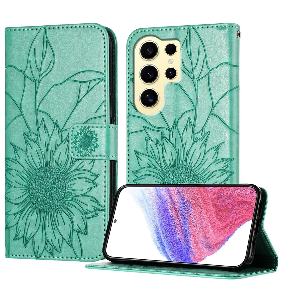 Blumen Kunstleder Klapp Hülle/Flip Case für Samsung Galaxy S26, S26 Plus, S26 Ultra | ZITOCASES®
