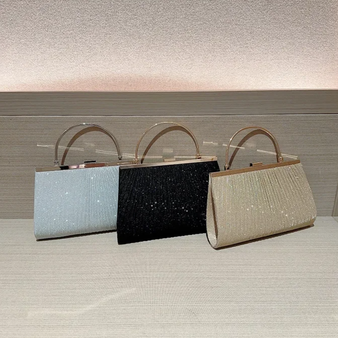 Glitzer/Stoff Edelstahl Clutch/Tasche | ZITOCASES®