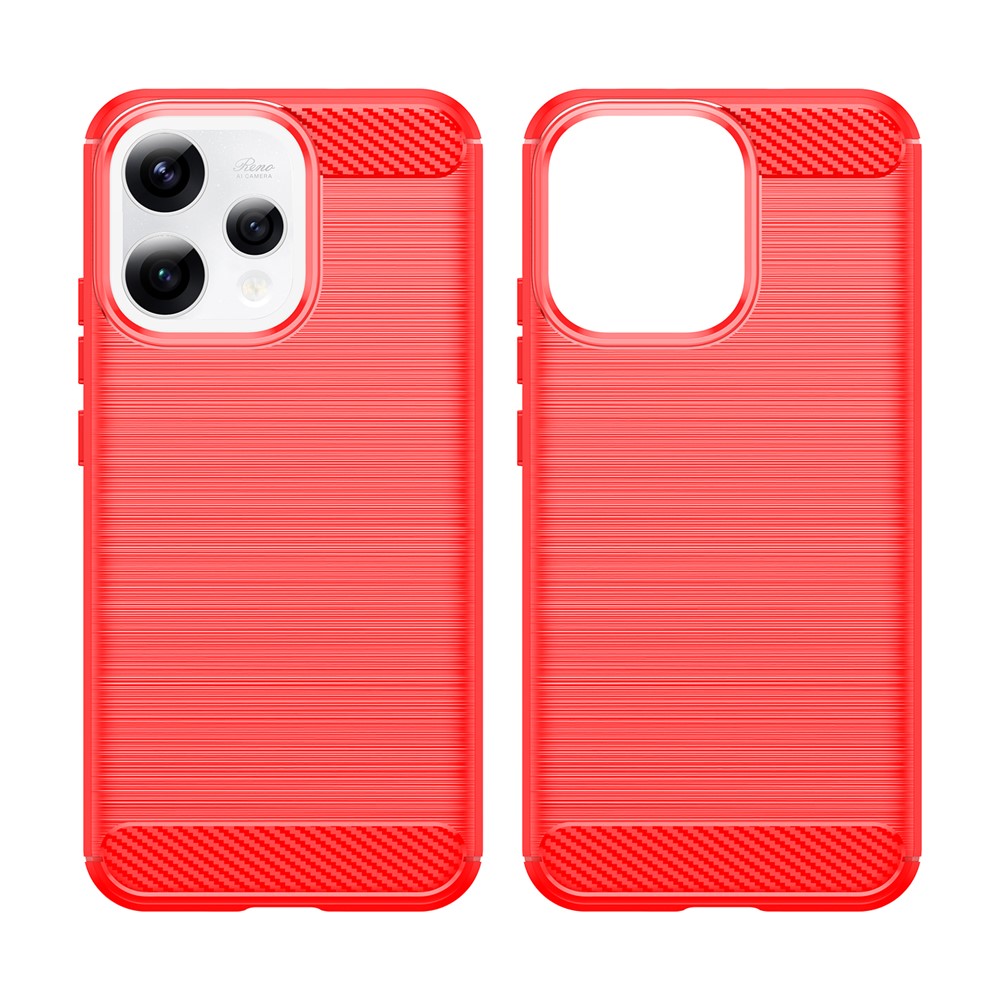 Metallstruktur/Carbon Optik Silikon Hülle/Case für Oppo Reno 15, 15 Pro, 15 FS, 15 F | ZITOCASES®