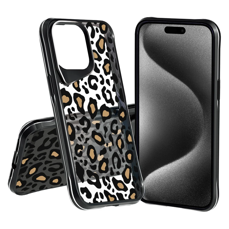 Transparente Leopard Silikon Hülle/Case für iPhone 16, 16 Plus, 16 Pro, 16 Pro Max, 16e, 15, 15 Plus, 15 Pro, 15 Pro Max, 14, 14 Plus, 14 Pro, 14 Pro Max, 13, 13 Pro, 13 Pro Max, 13 Mini, 12, 12 Pro, 12 Pro Max, 12 Mini, SE, 11, 11 Pro | ZITOCASES®