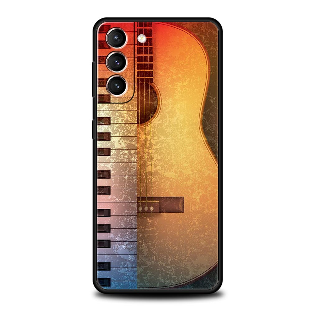 Musik/Instrumente Motive Soft Hülle/Case für Samsung Galaxy S25, Note-Serie | ZITOCASES®