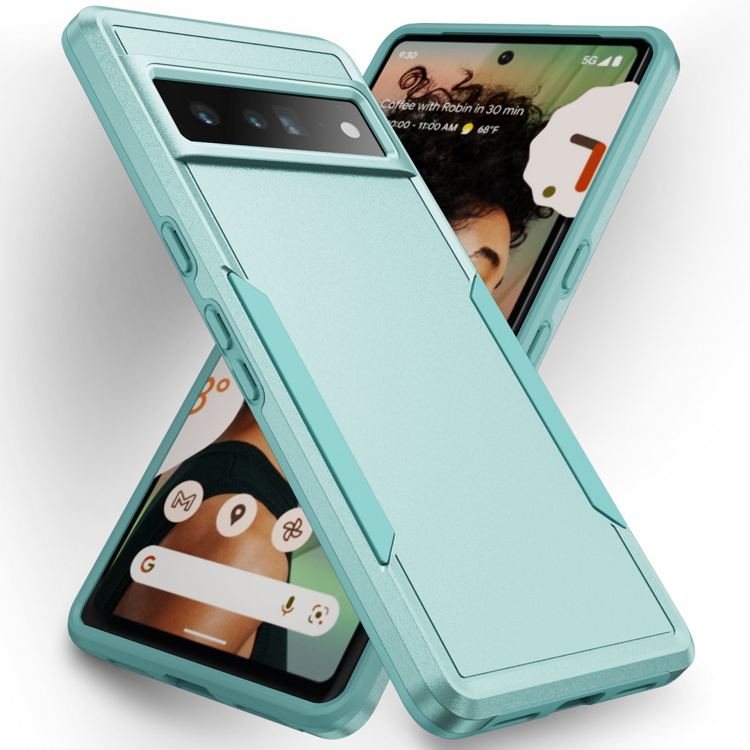 Zweifarbige Stoßfeste Silikon Hülle/Case für Google Pixel 9, 8, 7-Serie | ZITOCASES®